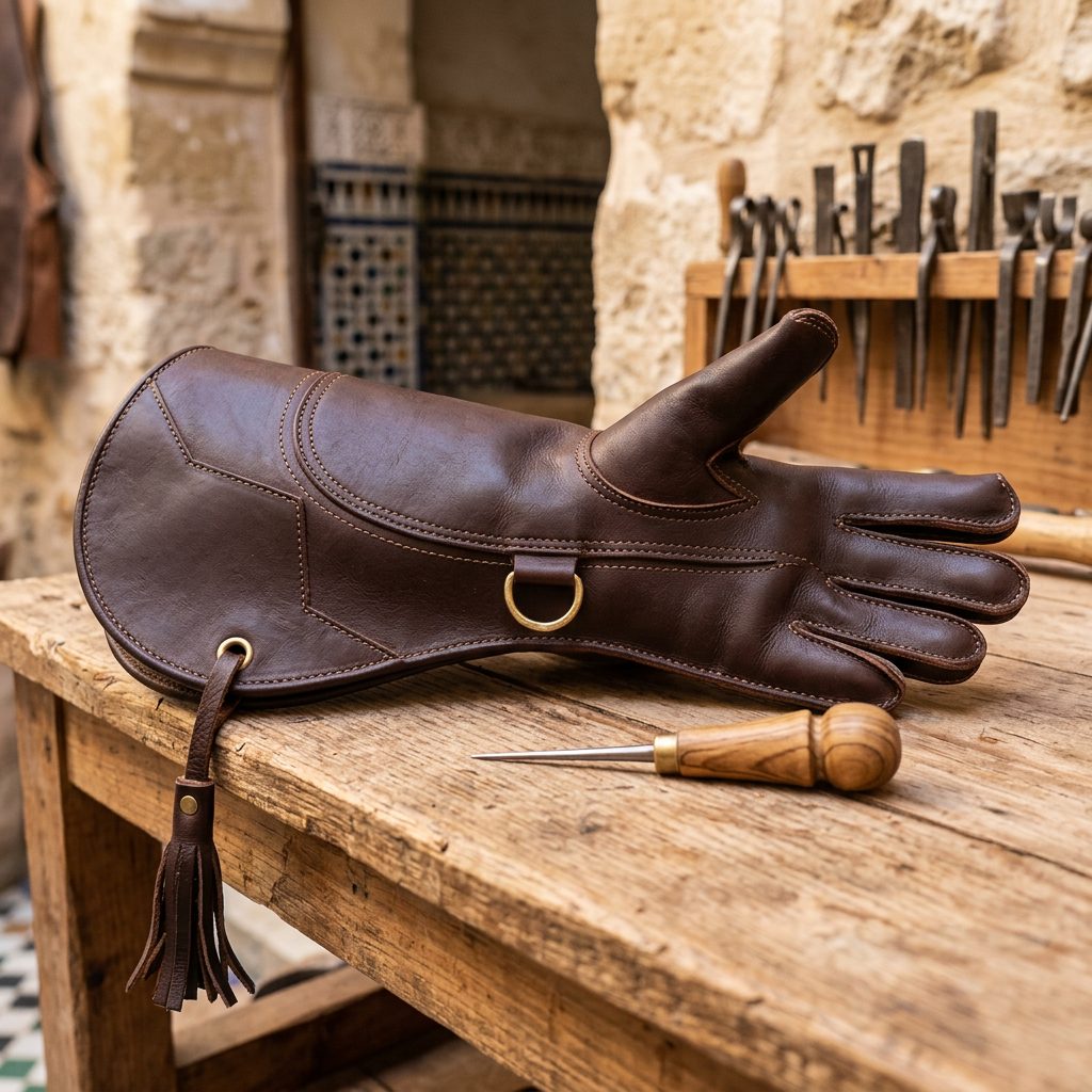 Il guanto da falconiere. — versione 1