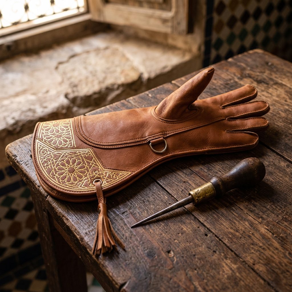 Il guanto da falconiere. — versione 3