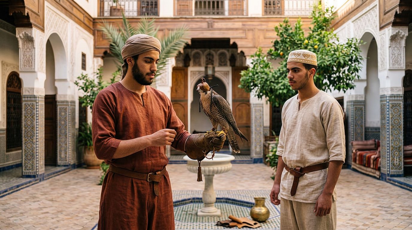 Il maestro, il falco e gli apprendisti.