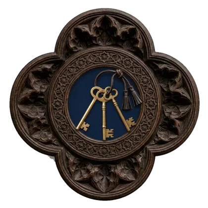L&rsquo;emblema del sanduq: le tre chiavi