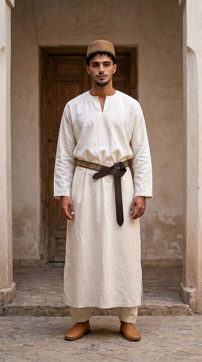 La cintura dell’Ash-Shaykh, ricamata a filo d’oro