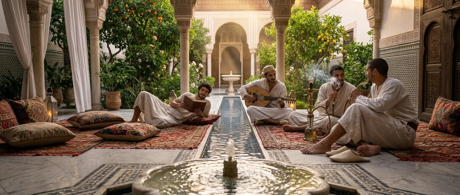 Veglia d’al-âla nel patio